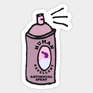 Human repellent Sticker